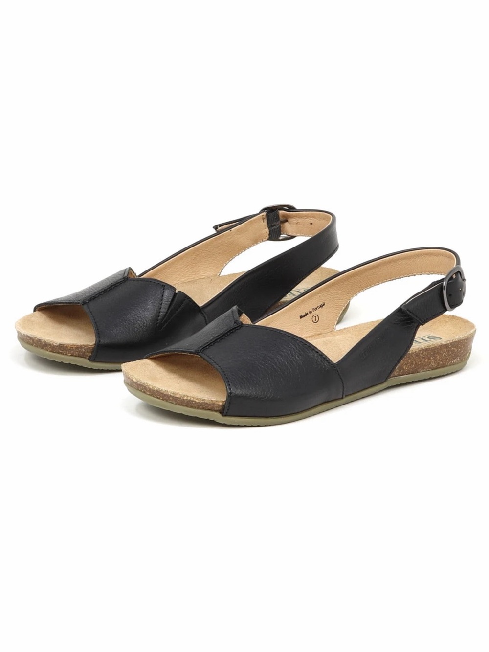 Stegmann Louisa Slingback Black Leather Sandals Women’s Size 11